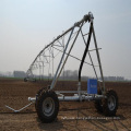 lateral pivot irrigation system